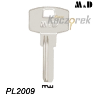 Mieszkaniowy 014 - klucz surowy mosiężny - M&D Cyklop PL2009